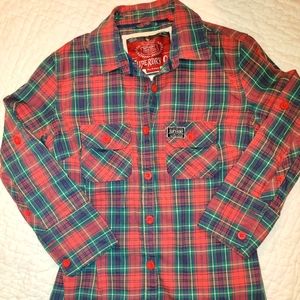 Superdry Plaid Button Down
